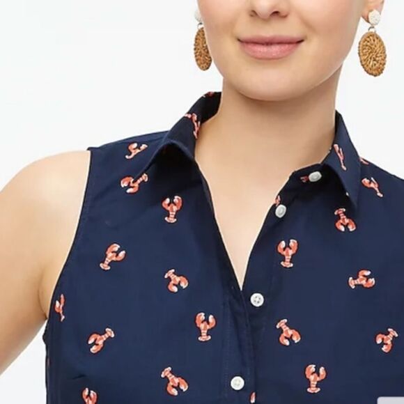 J CREW bundle (x2) preppy sleeveless tank button down shirts - Picture 11 of 11